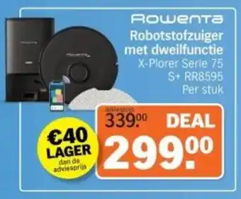 Albert Heijn Robotstofzuiger met dweilfunctie aanbieding