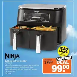 Albert Heijn NINJA Dubbele airfryer aanbieding