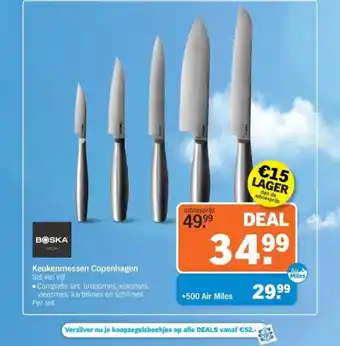 Albert Heijn Keukenmessen Copenhagen aanbieding
