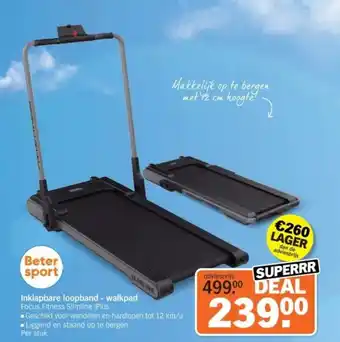 Albert Heijn Inklapbare loopband walkpad aanbieding