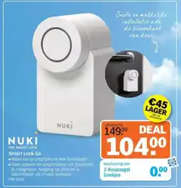 Albert Heijn NUKI Smart Lock Go aanbieding
