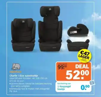 Albert Heijn Charlie i-Size autostoeltje aanbieding