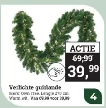 Tuincentrum Osdorp Verlichte guirlande aanbieding