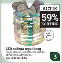 Tuincentrum Osdorp LED cadeau regenboog aanbieding