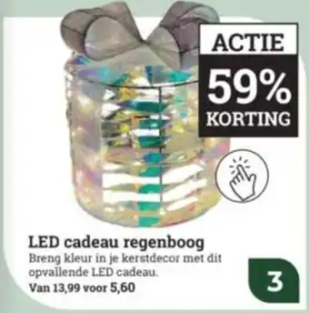 Tuincentrum Osdorp LED cadeau regenboog aanbieding