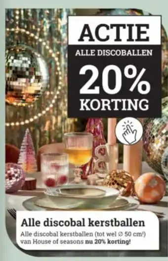 Alle discobal kerstballen
