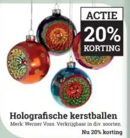 Tuincentrum Osdorp Holografische kerstballen aanbieding
