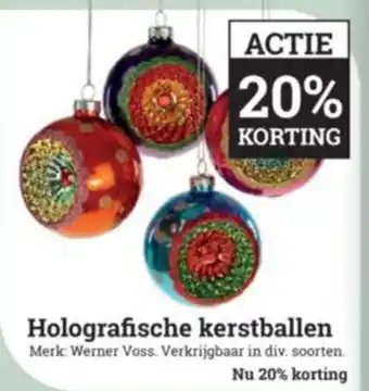 Tuincentrum Osdorp Holografische kerstballen aanbieding