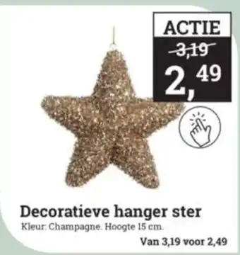 Tuincentrum Osdorp Decoratieve hanger ster aanbieding