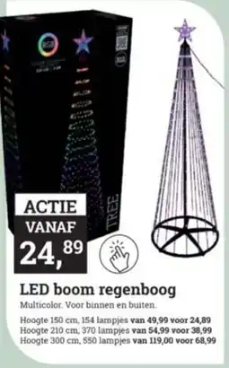 Tuincentrum Osdorp LED boom regenboog aanbieding