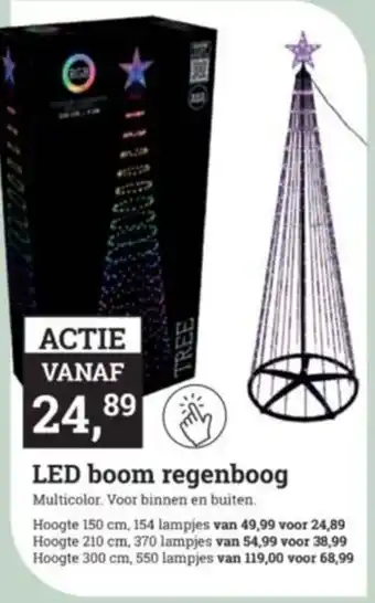 Tuincentrum Osdorp LED boom regenboog aanbieding