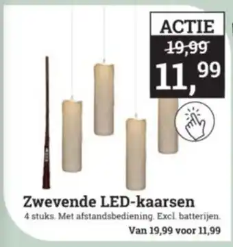 Tuincentrum Osdorp Zwevende LED kaarsen aanbieding