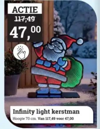Tuincentrum Osdorp Infinity light kerstman aanbieding