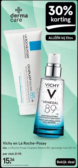 Etos Vichy en La Roche Posay aanbieding
