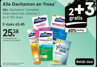 Etos Alle Davitamon en Ymea aanbieding