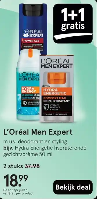 Etos L'Oréal Men Expert aanbieding