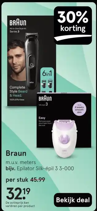 Etos Braun aanbieding