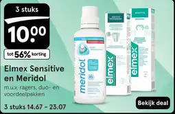 Etos Elmex Sensitiv en Meridol aanbieding