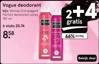 Etos Vogue deodorant aanbieding