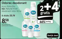 Etos Odorex deodorant aanbieding