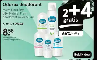 Etos Odorex deodorant aanbieding