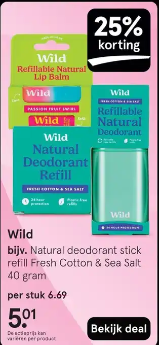 Etos Wild aanbieding