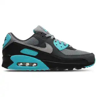 Foot Locker Nike Air Max 90 Sneakers Heren - Grijs - Maat 44 - Mesh/Synthetisch aanbieding