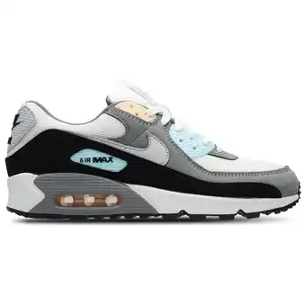 Foot Locker Nike Air Max 90 Sneakers Heren - Grijs - Maat 41 - Mesh/Synthetisch aanbieding