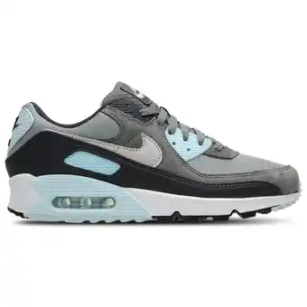 Foot Locker Nike Air Max 90 Sneakers Heren - Grijs - Maat 42 - Mesh/Synthetisch aanbieding