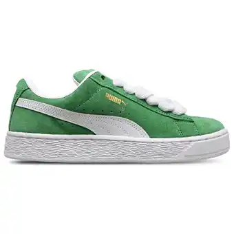 Foot Locker Puma Suede Kindersneakers - Groen - Maat 37 - Suède aanbieding