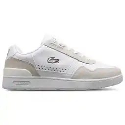 Foot Locker Lacoste T-clip Sneakers Heren - Goud - Maat 42 - Leer aanbieding