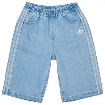 Foot Locker Adidas Minecraft Denim Korte Broeken Kinder - Blauw - Maat 129 - 134 CM - Katoen Keperbinding aanbieding