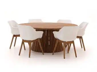 Kees Smit Hartman Sophie Studio/Santa Severina ø180cm dining tuinset 7-delig aanbieding