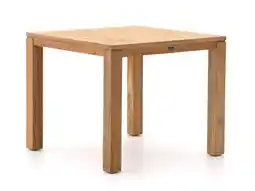Kees Smit Sunyard Buxton dining tuintafel 90x90cm aanbieding