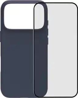 Coolblue BlueBuilt Protective Back Cover met MagSafe iPhone 17 Pro Blauw + iPhone 17 Pro Screenprotector Glas aanbieding