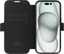 Coolblue BlueBuilt Apple iPhone 16 Book Case Leer Zwart aanbieding