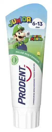 De Online Drogist Prodent Tandpasta Kids 6+ Milde Mintsmaak - Super Mario aanbieding