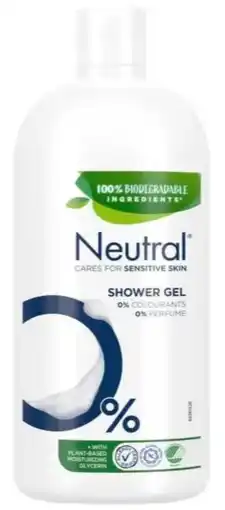 De Online Drogist Neutral Sensitive Skin Shower Gel aanbieding