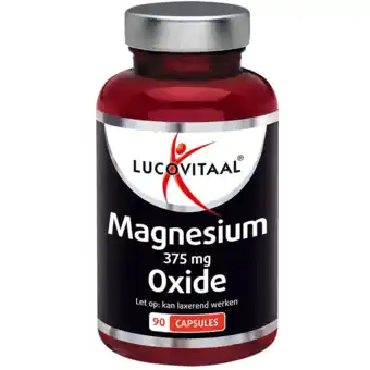 De Online Drogist Lucovitaal Magnesium Oxide 375mg Capsules aanbieding