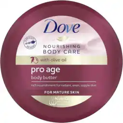 De Online Drogist Dove Pro Age Body Butter aanbieding