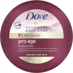 De Online Drogist Dove Pro Age Body Butter aanbieding