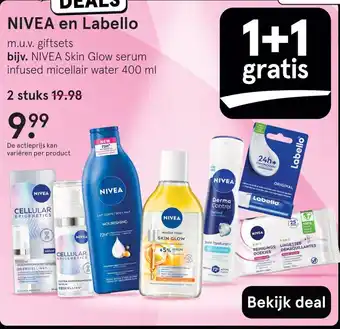 Etos NIVEA en Labello aanbieding