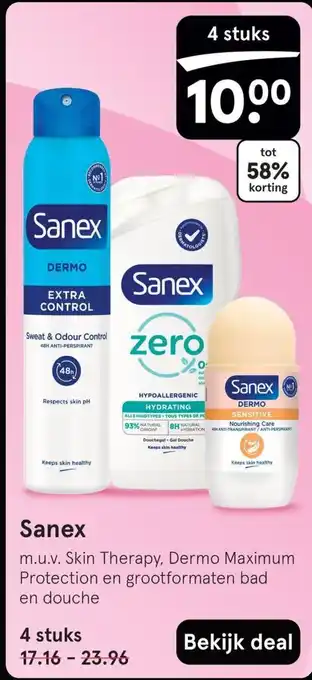 Etos Sanex aanbieding