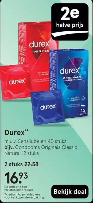 Etos Durex aanbieding