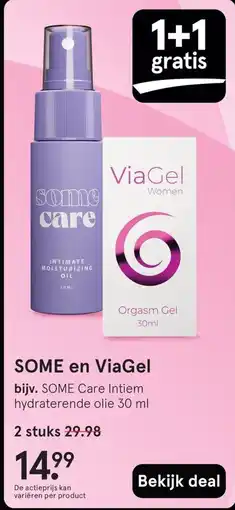 Etos SOME en ViaGel aanbieding