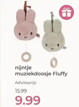 Prenatal nijntje muziekdoosje Fluffy Adviesprijs aanbieding
