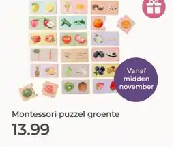 Prenatal Montessori puzzel groente aanbieding