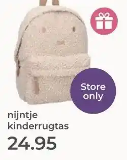 Prenatal nijntje kinderrugtas aanbieding