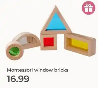 Prenatal Montessori window bricks aanbieding