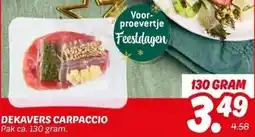 Dekamarkt DEKAVERS CARPACCIO aanbieding